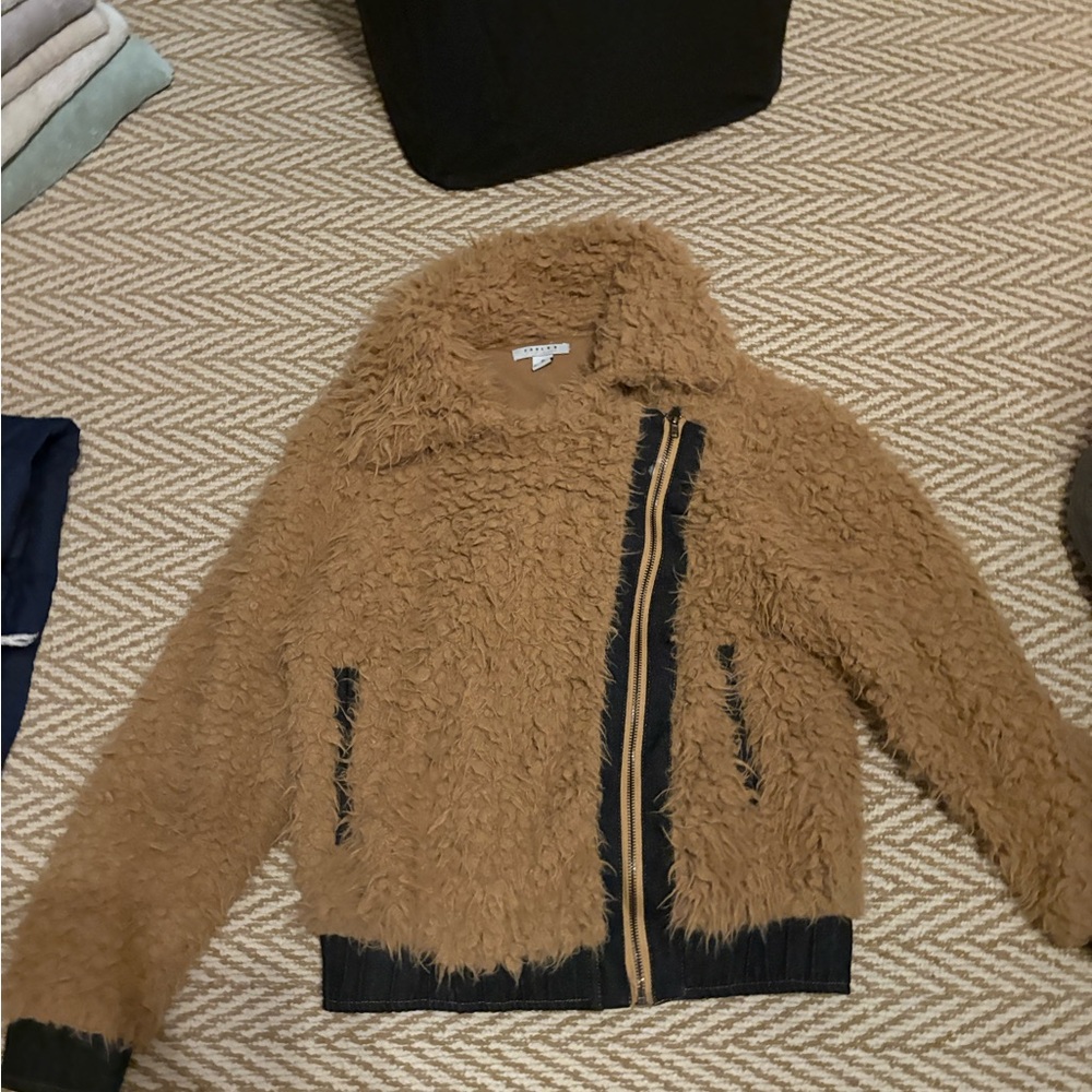 Brown Faux Fur Jacket